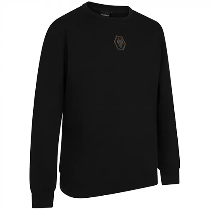 Wolverhampton Wanderers Shop | Blackout Sweatshirt – Black Wolverhampton Wanderers Merchandise